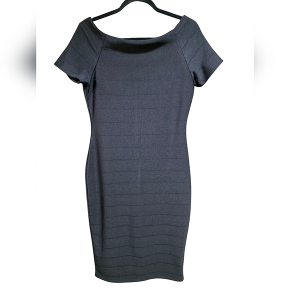 Haute Monde Black Midi Dress Size XLarge - Picture 4 of 5